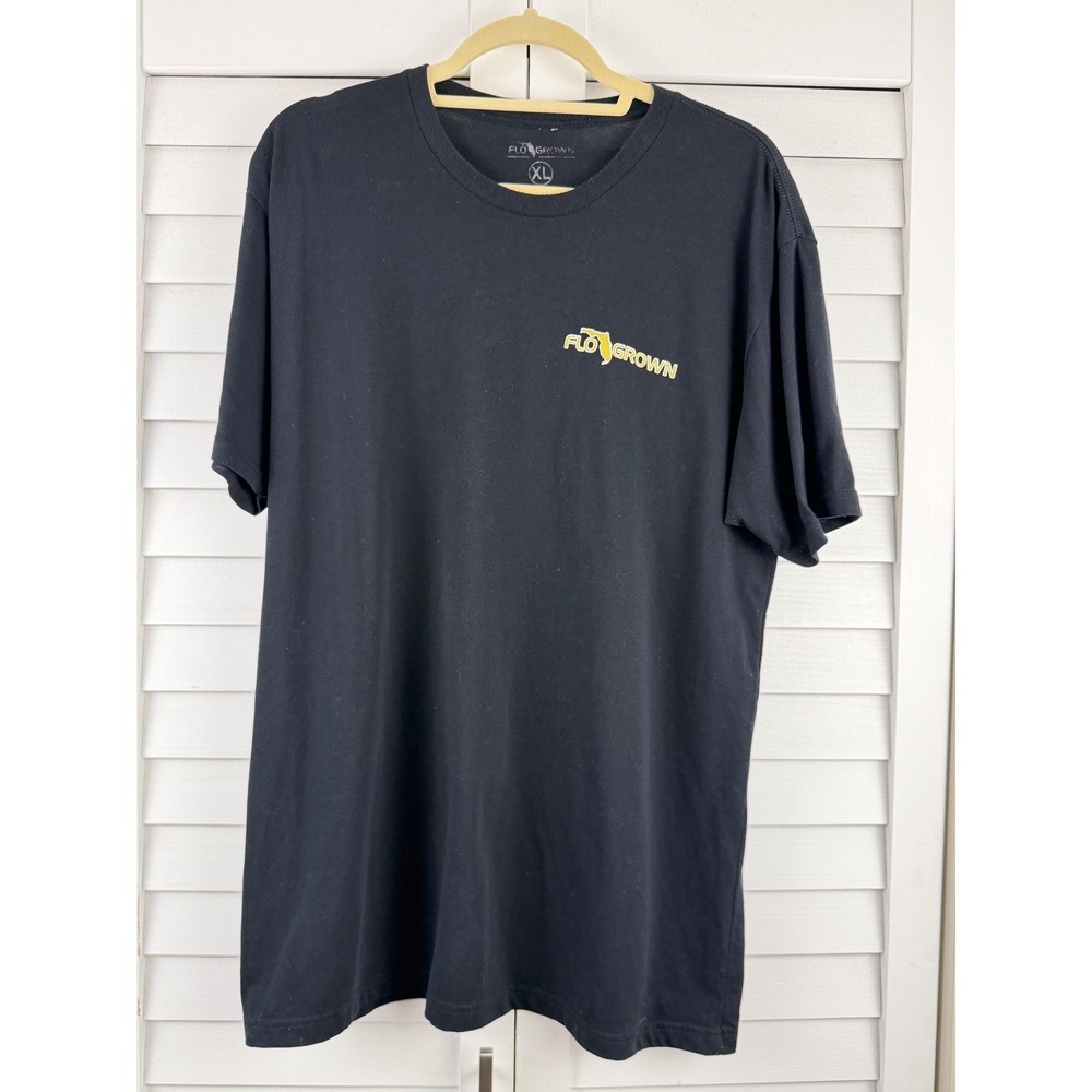 FloGrown T-Shirt XL Black Florida State Seal Alligator Graphic Tee